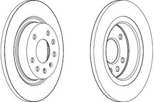 Tarcze Hamulcowe 2szt Cadillac Bls Fiat Croma Opel