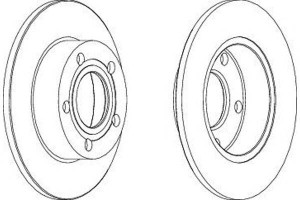 Tarcze Hamulcowe 2szt Audi A4 Vw Passat 1.8-2.8 01