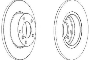 Tarcze Hamulcowe 2szt Bmw 3 (e36) Z3 (e36) 1.6-1.9