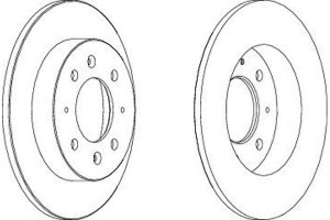 Tarcze Hamulcowe 2szt Kia Cerato 1.5d-2.0d 03.04-