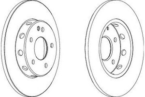 Tarcze Hamulcowe 2szt Mercedes C (w202) 1.8-2.5d 0