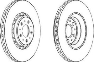 Tarcze Hamulcowe 2szt. Volvo Xc90 I 2.4d-4.4 10.02