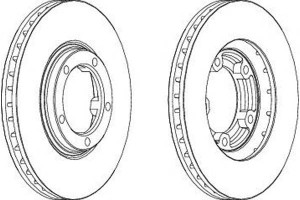 Tarcze Hamulcowe 2szt Hyundai H-1 H-1 / Starex H10
