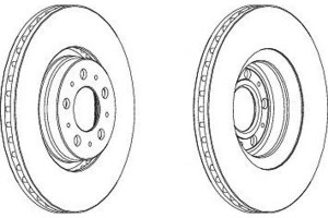Tarcze Hamulcowe 2szt. Volvo S60 I V70 Ii Xc90 I 2
