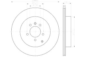 Tarcze Hamulcowe Hella Pagid Sdb000644 Sdb000645 S