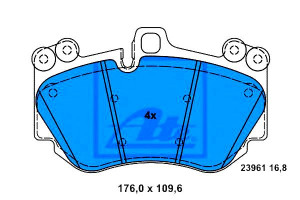 Klocki Hamulcowe Audi R8 Lamborghini Huracán Evo P