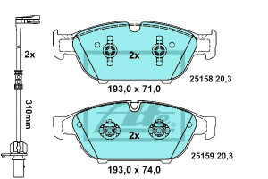 Klocki Hamulcowe Ceramiczne Audi A6 A6 Allroad A7