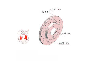 Tarcze Hamulcowe 2szt Vw Golf 88-97 Zimmermann