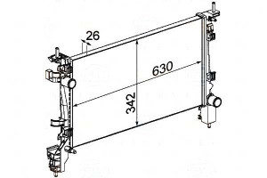 Chłodnica Silnika Behr Hella 1330v0 51790709 06002
