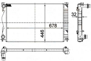 Chłodnica Silnika Behr Hella 4f0121251q 480049n Ai