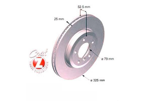 Tarcze Hamulcowe 2szt Bmw 3 E46 00-05 Zimmermann