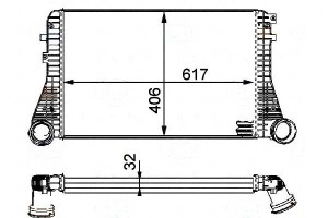 Intercooler Vw Golf V 1,4tsi-2,0tdi Behr Hella
