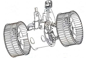 Silnik Dmuchawy Bmw 5 E60 03- 6 E60 04- Behr Hella
