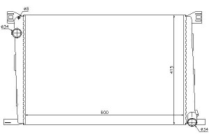 Chłodnica Silnika Mini (r56) (r57) (r58) (r59) Clu