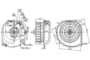 Dmuchawa Mercedes S (c140) S (w140) 2.8-6.0 02.91-