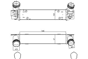 Intercooler Bmw 1 (e81) 1 (e82) 1 (e87) 1 (e88) 3