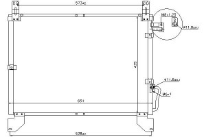 Skraplacz Klimatyzacji Daewoo Rexton Ssangyong Rex