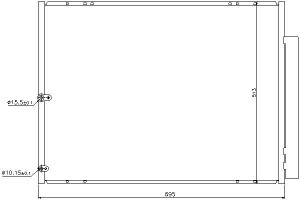 Skraplacz Klimatyzacji Lexus Rx 3.0 05.03-12.08 Ni
