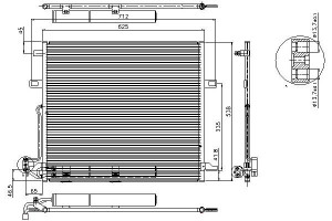 Skraplacz Klimatyzacji Mercedes G (w461) Gl (x164)