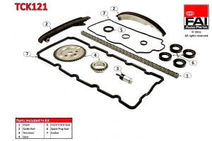 Zestaw Łańcucha Rozrządu Mini Cooper S (02-06) Z U