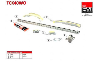 Zestaw Łańcucha Rozrządu Mitsubishi Pajero 3,2 Di-