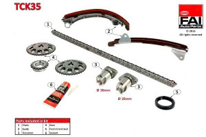 Zestaw Łańcucha Rozrządu Toyota Dohc Avensis 00-03