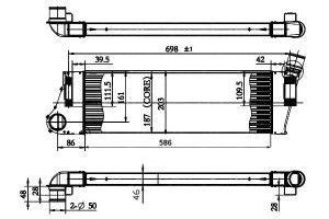 Intercooler Renault Megane Ii 1,5dci 1,9dci Nrf