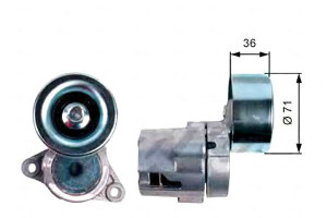 Napinacz Paska Wielorowkowego Mazda 3 5 6 2.0d 06.