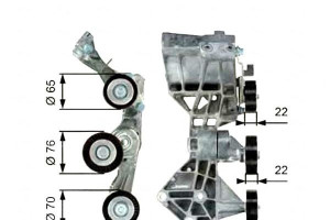 Napinacz Paska Wielorowkowego Mercedes A (w169) B