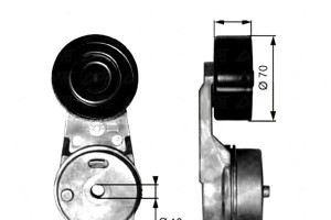 Napinacz Paska Wielorowkowego Vw Lt 28-35 Ii Lt 28