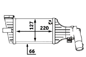 Intercooler Chłodnica Powietrza Doładowującego [hella]