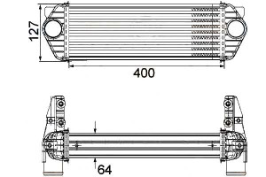 Intercooler Chłodnica Powietrza Doładowującego [hella]