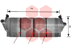 Intercooler Renault Van Wezel