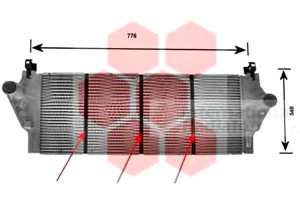 Intercooler Renault Van Wezel