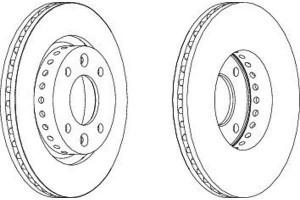 Tarcze Hamulcowe 2szt Kia Carens Ii 1.6-2.0d 07.02