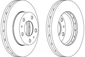 Tarcze Hamulcowe 2szt. Citroen Jumper Fiat Ducato