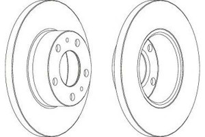 Tarcze Hamulcowe 2szt Citroen Jumper Fiat Ducato P