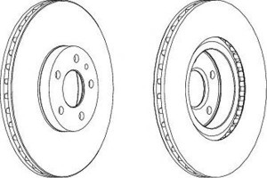 Tarcze Hamulcowe 2szt Alfa Romeo 146 147 156 164 G
