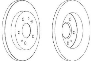 Tarcze Hamulcowe 2szt Daewoo Musso Daihatsu Terios