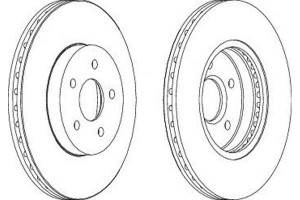 Tarcze Hamulcowe 2szt Ford Mondeo Iii Jaguar X-typ