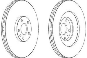 Tarcze Hamulcowe 2szt. Audi A4 4.2 03.03-03.09 Fer