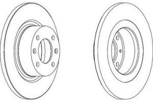 Tarcze Hamulcowe 2szt Citroen C5 C5 I C5 Ii 1.6d-3