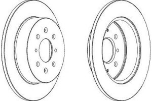 Tarcze Hamulcowe 2szt Honda Civic Vi Civic Vii Mg