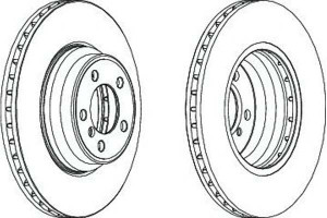 Tarcze Hamulcowe 2szt. Bmw 5 (e61) 6 (e63) 6 (e64)
