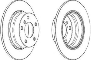 Tarcze Hamulcowe 2szt Bmw 1 (e81) 1 (e87) 1.6/2.0/