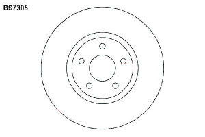 Tarcze Hamulcowe 2szt 300x28 V 5-otw Ford Mondeo F
