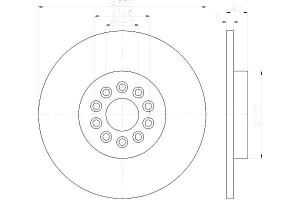 Tarcze Hamulcowe Hella Pagid C2c8356 Dsk2953 Adj13