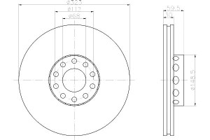 Tarcze Hamulcowe Mintex 4d0615301a 4d0615301j