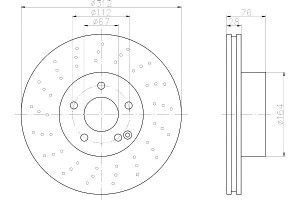 Tarcze Hamulcowe Mintex A2204210912 2204210912 64