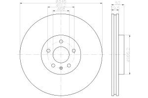 Tarcze Hamulcowe Mintex 8k0615301e 8k0615301b 8k06